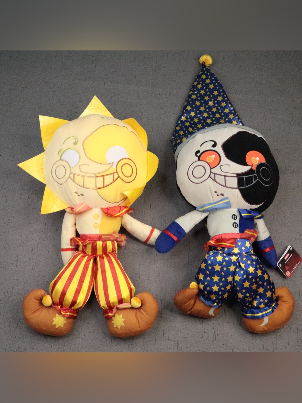 FNAF Security Breach Sun and Moon Jumbo Plushies 24" By Funko 2023/2024